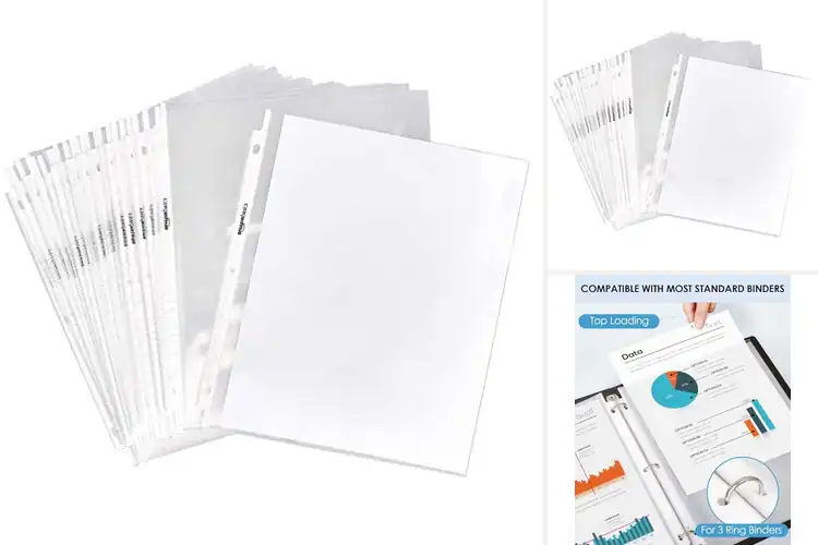 Detailed view of Best 3 Ring Binder Protectors: Keep Documents Neat & Safe