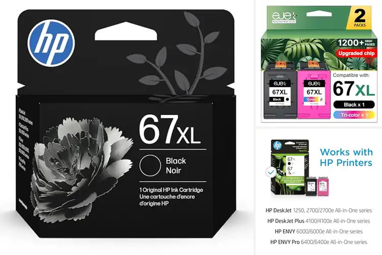 Detailed view of Best 67XL Ink Cartridges : Vibrant Prints, Sharp Text