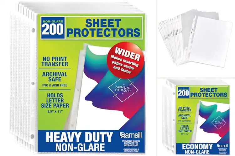Detailed view of Best Acid-Free Sheet Protectors