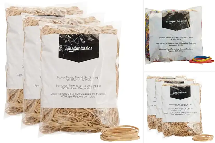 Detailed view of Best Amazon Basics Rubber Bands