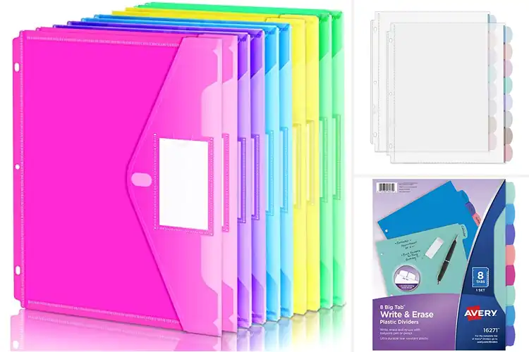 Detailed view of Best Binders Accessories for Ultimate Organization & Clarity