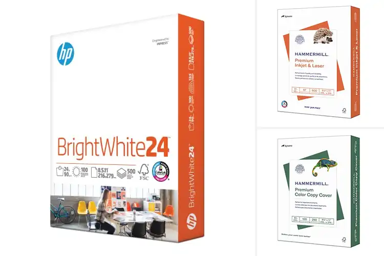 Detailed view of Best Bright White Paper: Elevate Your Prints with Top Brands