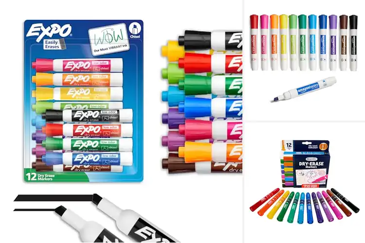Detailed view of Best Chisel Tip Dry Erase Markers