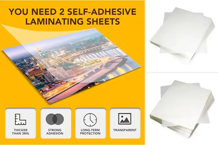 Detailed view of Best Clear Laminating Sheets For Documents