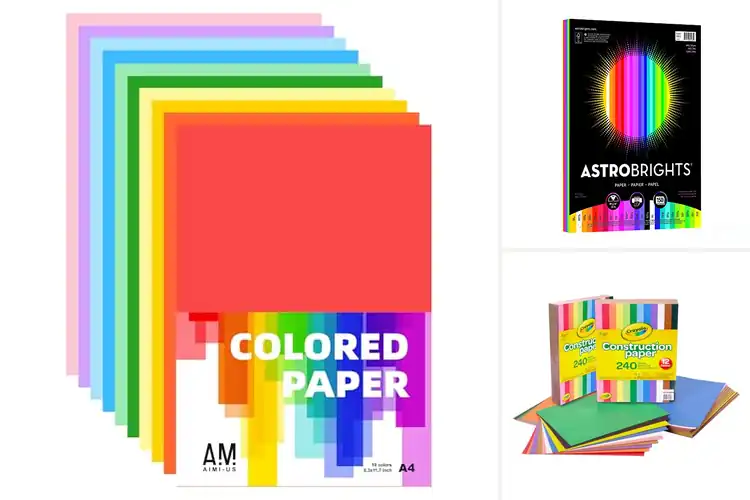 Detailed view of Best Colored Papers: Vibrant Selection for Creative Projects