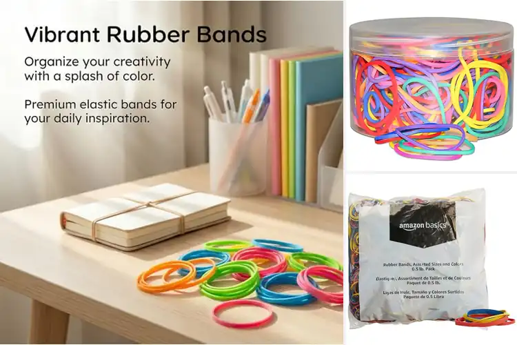 Detailed view of Best Colorful Rubber Bands