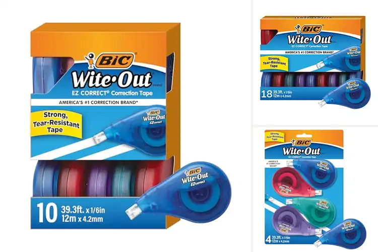 Detailed view of Best Correction Tapes