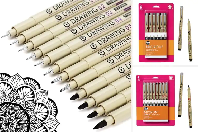 Detailed view of Best Drawing Pens