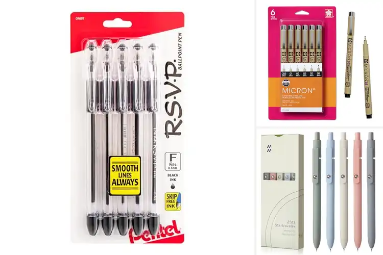 Detailed view of Best Fine Point Pens: Precision Picks for Smoother Writing
