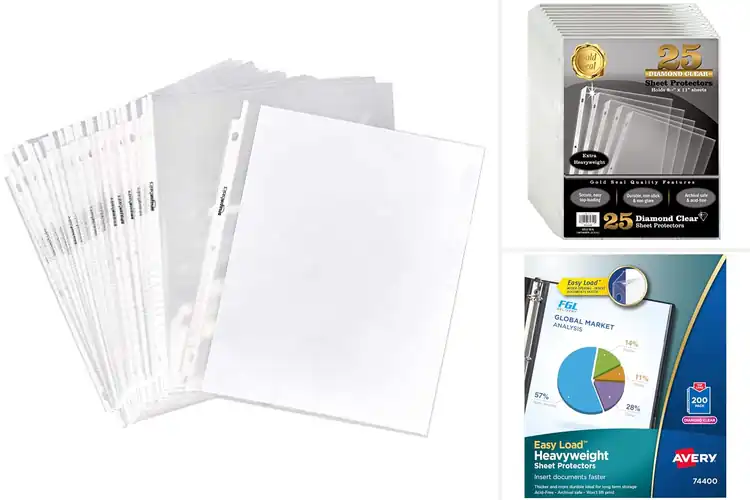 Detailed view of Best Heavyweight Sheet Protectors