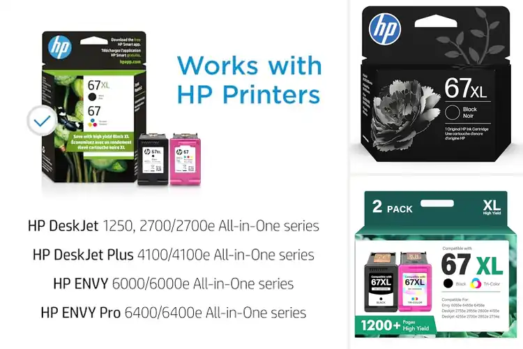 Detailed view of Best HP 67XL Ink Cartridges: Top 10 Picks for Vibrant Prints
