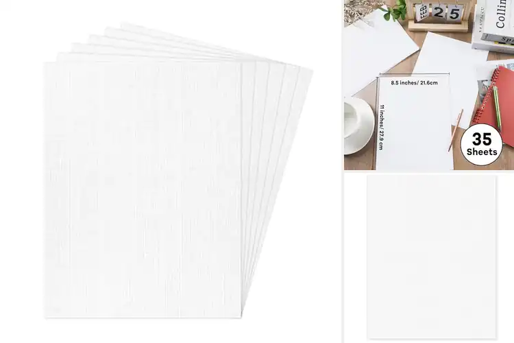 Detailed view of Best Linen Cardstock Valentines