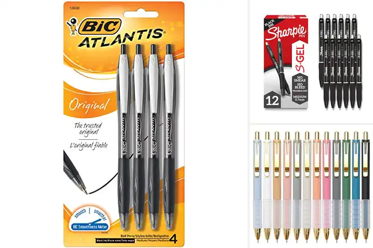 Detailed view of Best Medium Point Pens