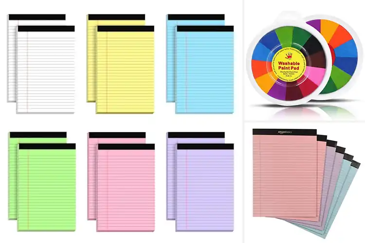 Detailed view of Best Multicolor Pads: Brighten Workspace & Stay Organized