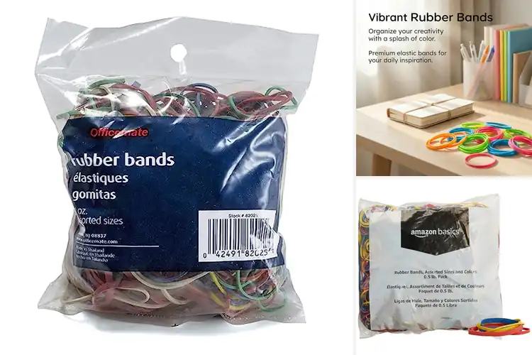 Detailed view of Best Multicolored Rubber Bands