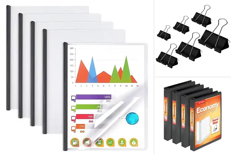 Detailed view of Best Paper Binders
