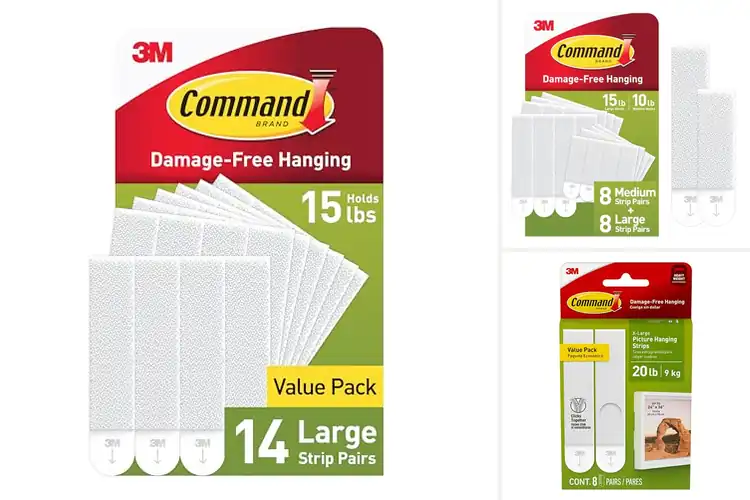 Detailed view of Best Picture Hanging Tapes: Damage-Free Wall Solutions