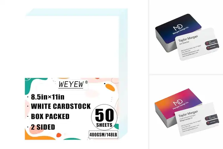 Detailed view of Best Premium 400Gsm Cardstock Card