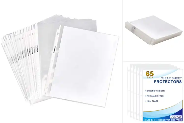 Detailed view of Best Sheet Protectors For 3 Ring Binder