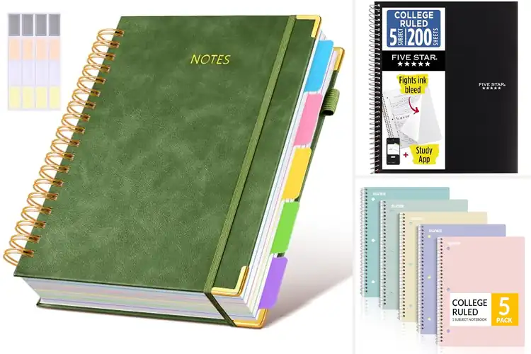 Detailed view of Best Study Notebooks: Boost Productivity with Top Picks