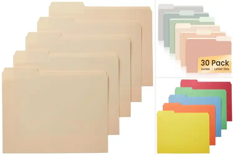 Detailed view of Best Tabbed Folders: Organize Papers Effortlessly Today