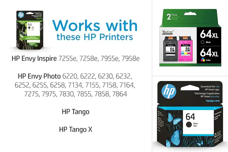 Detailed view of Best Value HP 64 Ink Pack