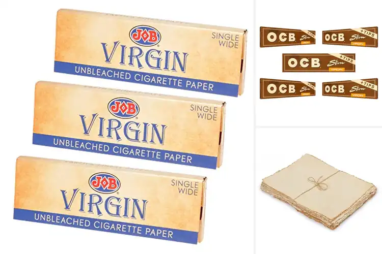 Detailed view of Best Virgin Papers for a Smooth, Natural, Slow-Burning Roll