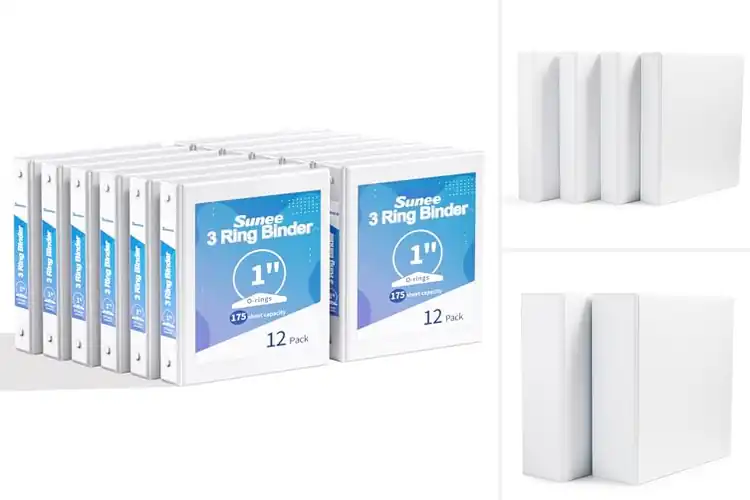 Detailed view of Best White Ring Binders